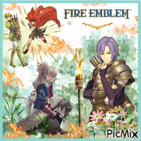 Fire Emblem Leon und Takumi - GIF animé gratuit