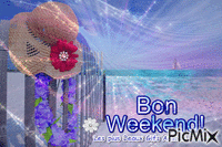 bon weekend - Δωρεάν κινούμενο GIF