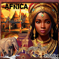 Beauté Africaine GIF animado