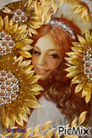 Sunflowers - GIF animasi gratis