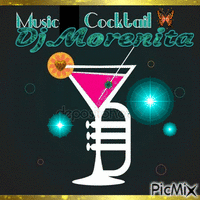 music cocktail - Ilmainen animoitu GIF