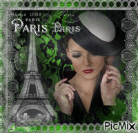 Paris chic animált GIF