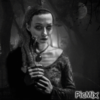 Goth Lady - Free animated GIF