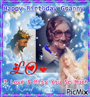 HAPPY BIRTHDAY GRANNY - Gratis geanimeerde GIF