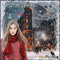 Winter is here GIF animata