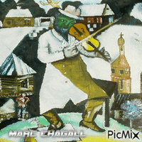 Marc Chagall - GIF animado grátis