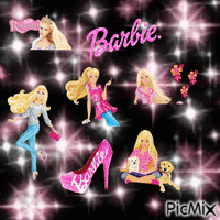 barbie GIF animé