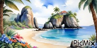 Theme Coastal - GIF animado gratis
