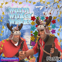 warm winter wishes!!! Animiertes GIF