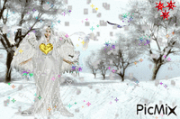 neve brilhante - GIF animate gratis