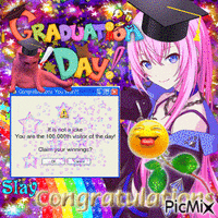 Graduation Congratulations animerad GIF