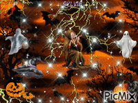 Halloween ma création a partager sylvie - Ücretsiz animasyonlu GIF