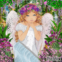 Ангел - GIF animado gratis