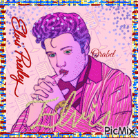 Elvis multicolore - Gratis animeret GIF