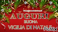 auguri vigilia di natale - Бесплатный анимированный гифка