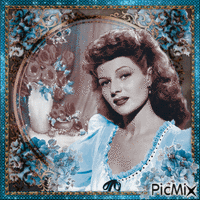 Rita Hayworth, Actrice américaine GIF animado