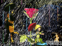 Rain анимиран GIF