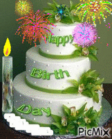 happy birthday - 無料のアニメーション GIF