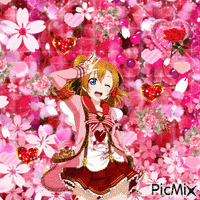 Honoka’s Valentine GIF animado