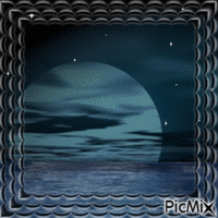 The Ocean At Night! - GIF animado grátis