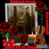 An evening and a nice weekend!w2 - GIF animate gratis