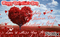 Happy Valentine's Day In Heaven - Darmowy animowany GIF