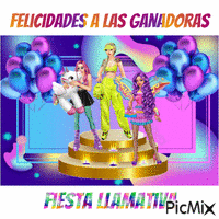 Fiesta Llamativa ganadoras!!! - Free animated GIF