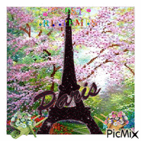 Un printemps à paris - 免费动画 GIF