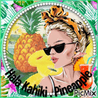 Hala Kahiki ... Pineapple κινούμενο GIF