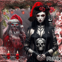 gothic christmas - GIF animé gratuit