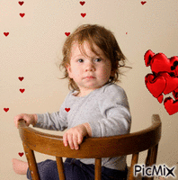 Baby Valentine animerad GIF