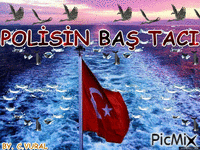 POLİSİN BAŞTACI - Ilmainen animoitu GIF
