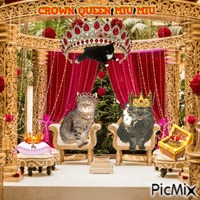 Crown Queen Miu Miu animerad GIF