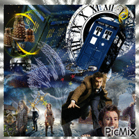 Dr Who voyage vers le futur 🌷👩 - Gratis animerad GIF