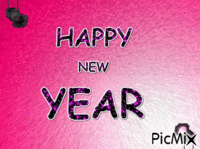 happy new year - Animovaný GIF zadarmo