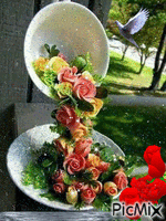 Roses - Animovaný GIF zadarmo