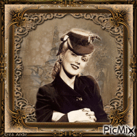 Dolores Moran, Actrice américaine animovaný GIF