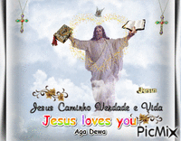 Jesus te Ama animēts GIF