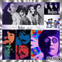 THE  BEATLES - Free animated GIF