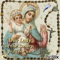 Our Lady of Rosary - GIF animate gratis