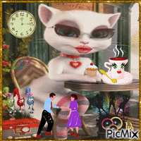 ~The Cat's Meow Cafe~ Animiertes GIF