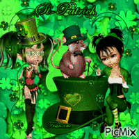 ♥ Joyeuse St-Patrick ♥ animovaný GIF