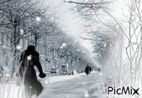 hiver - GIF animé gratuit