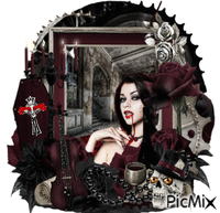 vampira - Безплатен анимиран GIF