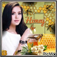 Honey animirani GIF