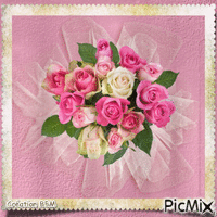 Roses par BBM анимированный гифка
