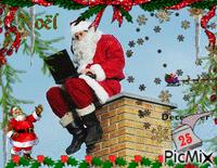 Père Noel Original - Gratis animerad GIF