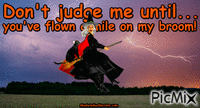 Broom Witch - Free animated GIF
