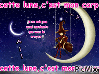 nuit lunaire - Бесплатный анимированный гифка