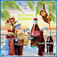 Welcome Summer. Hot. Coca-Cola